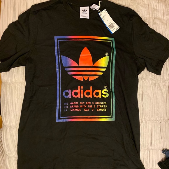 Adidas Vintage Rainbow Tee 